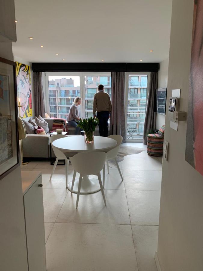 Luxe studio/suite met zeezicht en volle zon Knokke-Heist Buitenkant foto